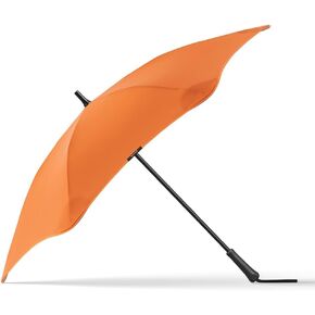 BLUNT Classic Umbrella – 47" Windproof Umbrella, Large Umbrella for Wind and Rain, Durable Canopy Design, Heavy Duty for Everyday Travel, UV Protection - Orange
