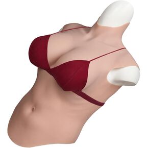 Large Size 7th Generation Silicone Breastplate Half Body Suit Silicone Filler or Cotton Filler with Float Point Inside