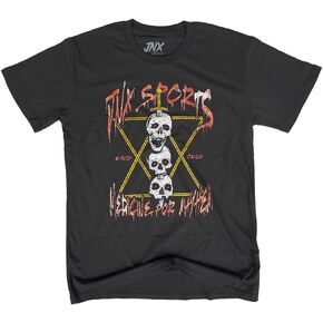 JNX SPORTS Skulls on a Stick! Premium Graphic Tee - Medicine for Mayhem Workout in Kuwait