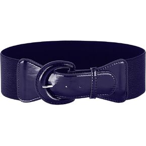 GRACE KARIN Women's Wide Stretchy Cinch Belt 3 Inch Vintage Chunky Buckle Belts S-XXXXL
