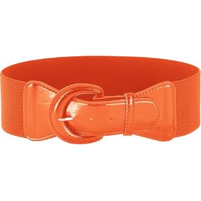 GRACE KARIN Women's Wide Stretchy Cinch Belt 3 Inch Vintage Chunky Buckle Belts S-XXXXL