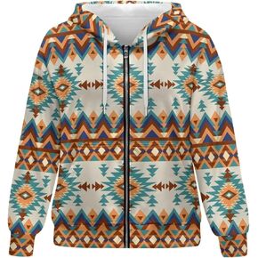 Showudesigns Zip Up Jackets for Women Plus Size Hoodies & Sweatshirts Fall Pullover Spring Tops