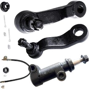 3PC Pitman Idler Arm Idler Bracket SET for Cadillac Escalade ESV EXT; Chevy Avalanche 1500, Express 2500 3500, Silverado 1500 Classic, Suburban 1500, Tahoe; GMC Savana 2500 3500, Yukon XL 1500