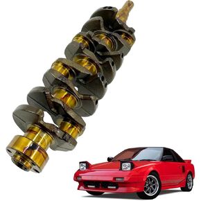 13401-16020 Engine Crankshaft Compatible with 1988-1991 Toyota Corolla AE86 AE92 MR2 AW11 4A-GE 4A-GZE 1.6L Engine Replace # 13401-16020 13401-16010 13401-16900 13401-15040