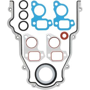 Timing Cover Gasket Seal TCS45993 Water Pump Gaskets Main Seal Fits for GM for Chevrolet LS Series LS1 LS2 LS3 LS6 LQ9 LQ4 Vortec 4.8 5.3 5.7 6.0 for Pontiac G82 for Cadillac CTS