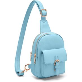 Small Sling Bag Fanny Pack for Girls Vegan Leather 3 Pockets Crossbody Purse for Women Gift for Teen Girls Stuff in Kuwait