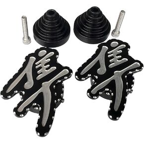 CNC Aluminum Decoration Bolt 6mm Fairing Bolts Compatible with Suzuki GSXR1300 Hayabusa 1999-2023, Large, Black, RTF34F