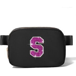6 7 8 9 10 11 12 Year Old Girl Gifts Personalized Birthday Gifts for Her Sister Daughter Initial Crossbody Bag Fanny Pack Purse for Teen Girl Gifts Trendy Stuff Preppy Stuff (Lavender-A)