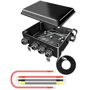 500A Winch Solenoid Relay Control Contactor Box for 8000lbs-17000lbs Electric ATV UTV SUV Winch 4x4 Vehicles 12V Trailers, Pre-Wired