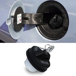 Locking Gas Cap, Fuel Cap with Key, Fuel Tank Filler Cap, Automotive Accessories Lock Fuel Tank Cap Compatible with Toyota Camry Tacoma 4Runner Avalon, Replace #10504 77300-47020