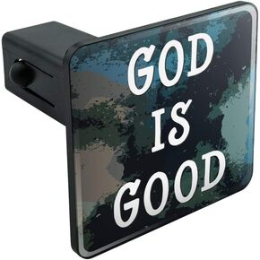 GRAPHICS & MORE God is Good Christian Inspirational Religious Tow Trailer Hitch Cover Plug Insert 2"