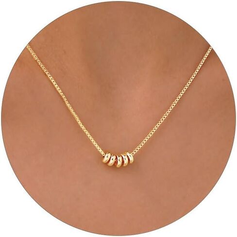 HANLI 14K Gold Plated Necklaces for Women - Dainty Butterfly, Star of David, Moon and Star, Sun, Lotus, Infinity, Hummingbird, Bee Pendant Designs - Elegant Jewelry for Women in Saudi Arabia