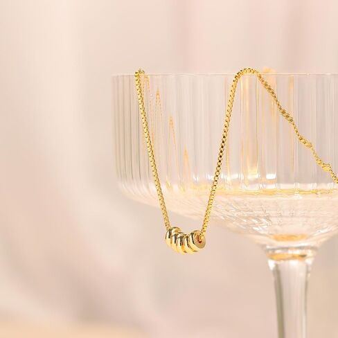HANLI 14K Gold Plated Necklaces for Women - Dainty Butterfly, Star of David, Moon and Star, Sun, Lotus, Infinity, Hummingbird, Bee Pendant Designs - Elegant Jewelry for Women in Saudi Arabia