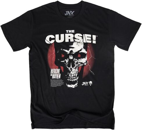 JNX SPORTS The Curse! Premium Graphic Tee - Medicine for Mayhem Workout T-Shirt in Kuwait