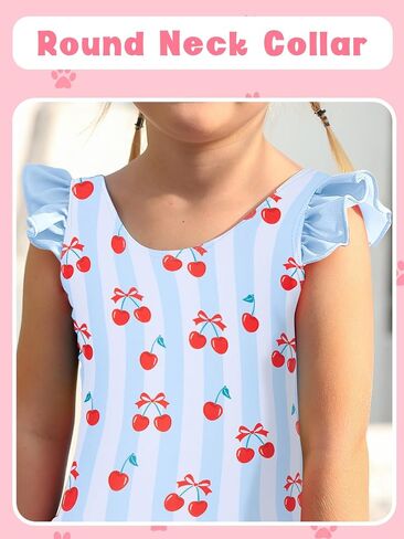 Toddler Girl Swimsuit One Piece Bathing Suit Mermaid Cute Ruffle Skirt Hawaiian Beach Swimwear in Saudi Arabia