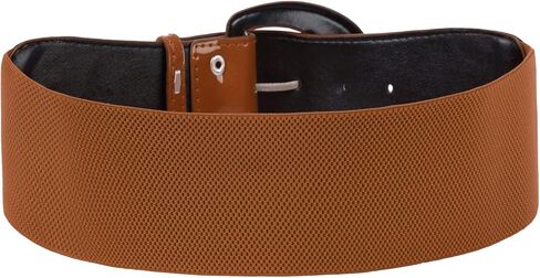 GRACE KARIN Women's Wide Stretchy Cinch Belt 3 Inch Vintage Chunky Buckle Belts S-XXXXL in Saudi Arabia