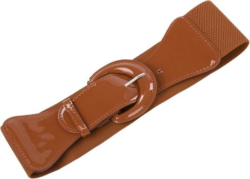 GRACE KARIN Women's Wide Stretchy Cinch Belt 3 Inch Vintage Chunky Buckle Belts S-XXXXL in Saudi Arabia
