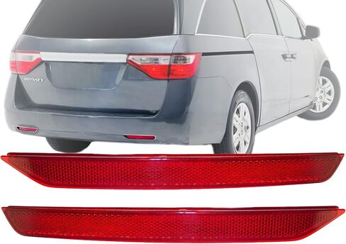 Auto Parts Avenue APA Replacement Rear Bumper Reflector for 2011-2017 Odyssey Passenger Right Side HO1185100C 33505TK8A01 in Kuwait