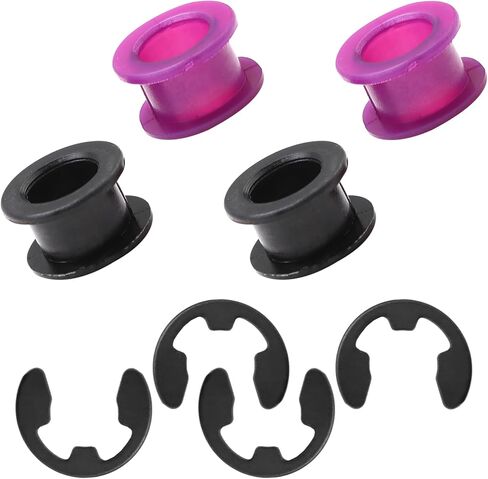 طقم جلبة كابل التحول 8 قطع 33820-02370 بديل متوافق مع كورولا ماتريكس 2003-2008، قطع غيار جلبة كابل رافعة نطاق النقل (4 قطع كم مطاطي + 4 قطع مشبك) in Kuwait