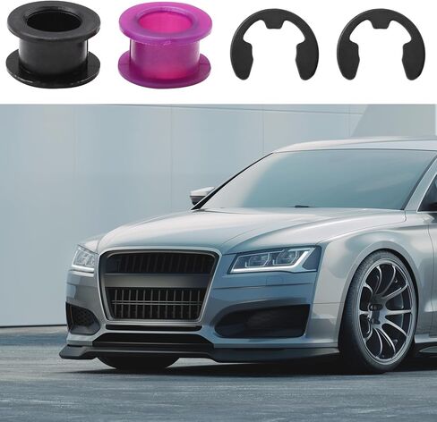 طقم جلبة كابل التحول 8 قطع 33820-02370 بديل متوافق مع كورولا ماتريكس 2003-2008، قطع غيار جلبة كابل رافعة نطاق النقل (4 قطع كم مطاطي + 4 قطع مشبك) in Kuwait