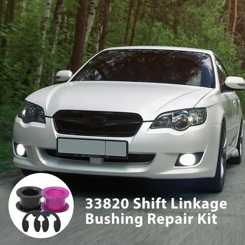 طقم جلبة كابل التحول 8 قطع 33820-02370 بديل متوافق مع كورولا ماتريكس 2003-2008، قطع غيار جلبة كابل رافعة نطاق النقل (4 قطع كم مطاطي + 4 قطع مشبك) in Kuwait