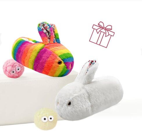 Toddler Slippers Boys Girls Cute Bunny Slippers Kids Soft Plush Warm Winter Slipper Non-Slip House Slippers Indoor Shoes in Kuwait