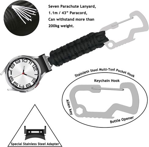 Nurse Watch Band Fob Compatible with Samsung Galaxy Watch 6/6Classic, Galaxy Watch5/5Pro, Galaxy Watch4/4Classic Brooch Watch Holder Clip Pocket Portable Strap in Saudi Arabia