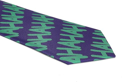 ASVP Shop Vintage Clown Joker Tie Necktie HAHAHA Question Mark Green in Kuwait