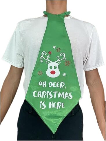 Extra Large 2 Foot Long Novelty Christmas Men's Neck Tie in Saudi Arabia