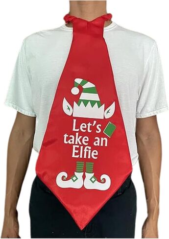Extra Large 2 Foot Long Novelty Christmas Men's Neck Tie in Saudi Arabia