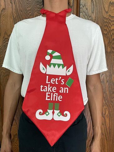 Extra Large 2 Foot Long Novelty Christmas Men's Neck Tie in Saudi Arabia