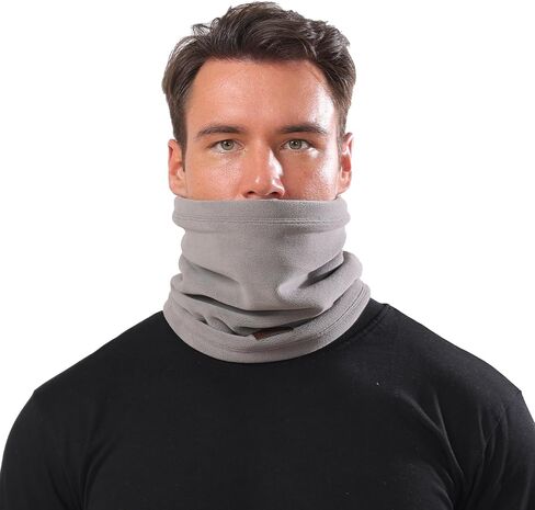 غطاء للرقبة شتوي متعدد الأغراض قابل للتعديل، وشاح للرقبة ثقيل الوزن، غطاء لتدفئة الرقبة للتزلج in Kuwait