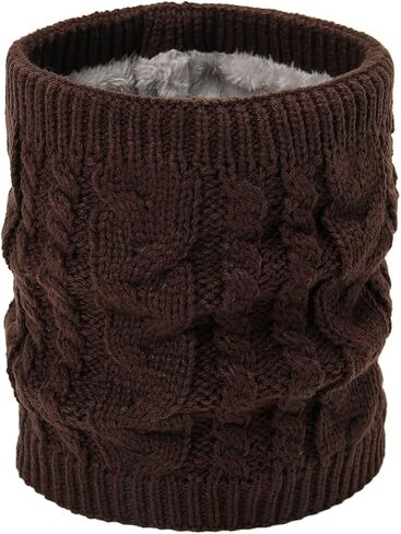Men Women Winter Beanie Hat Scarf Set Warm Knit Thick Skull Cap Neck Warmer for Winter in Saudi Arabia