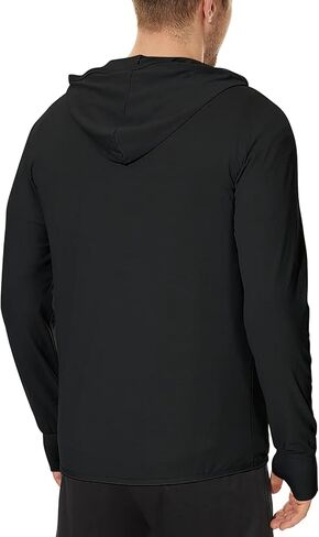 Men's UPF 50+ Sun Protection Hoodie Jacket Zip Up Lightweight Long Sleeve UV Fishing Shirts Quick Dry Zip Pockets in Saudi Arabia