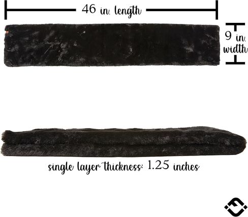 Funky Junque Matching 2 Pack: Faux Fur Mittens & Scarf - Black in Kuwait