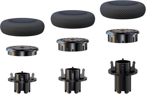 EXknight Controller Freaks for DualSense Edge, Height Adjustable Sticks for PS5 Pro Controller, 1 Low Rise(2 Heights), 1 Mid Rise(4 Heights), 1 High Rise(4 Heights) in Saudi Arabia