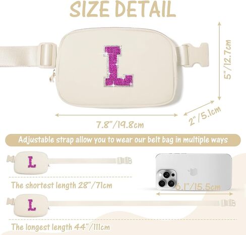 6 7 8 9 10 11 12 Year Old Girl Gifts Personalized Birthday Gifts for Her Sister Daughter Initial Crossbody Bag Fanny Pack Purse for Teen Girl Gifts Trendy Stuff Preppy Stuff (Lavender-A) in Kuwait