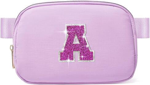 6 7 8 9 10 11 12 Year Old Girl Gifts Personalized Birthday Gifts for Her Sister Daughter Initial Crossbody Bag Fanny Pack Purse for Teen Girl Gifts Trendy Stuff Preppy Stuff (Lavender-A) in Kuwait