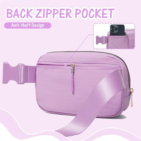 6 7 8 9 10 11 12 Year Old Girl Gifts Personalized Birthday Gifts for Her Sister Daughter Initial Crossbody Bag Fanny Pack Purse for Teen Girl Gifts Trendy Stuff Preppy Stuff (Lavender-A) in Kuwait