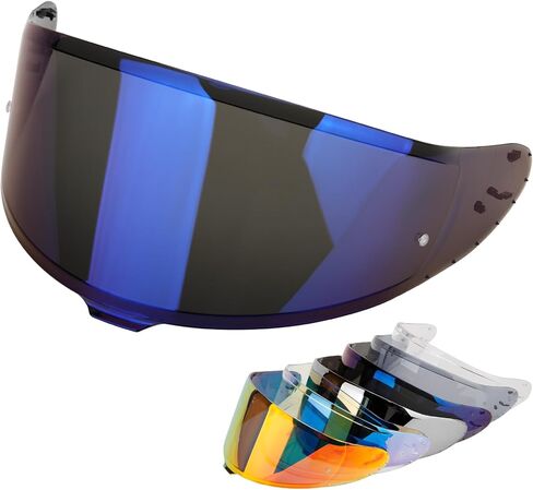 CWR-F2 Motorcycle Helmet Visor for RF-1400 Visor Replacement, Tinted Motorcycle Helmet Visor Compatible with RF-1400 CWR-F2 NXR 2 Z8 (Chrome Silver) in Kuwait