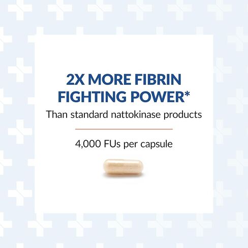 Arthur Andrew Medical, Nattovena, Pure Nattokinase Supplement, Double Strength 4,000 FUs per Capsule, 180 in Kuwait