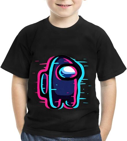 Game Shirt for Boys,Crewneck Boys Shirts,Fashion Short Sleeve Tee for Boys&Girls in Saudi Arabia