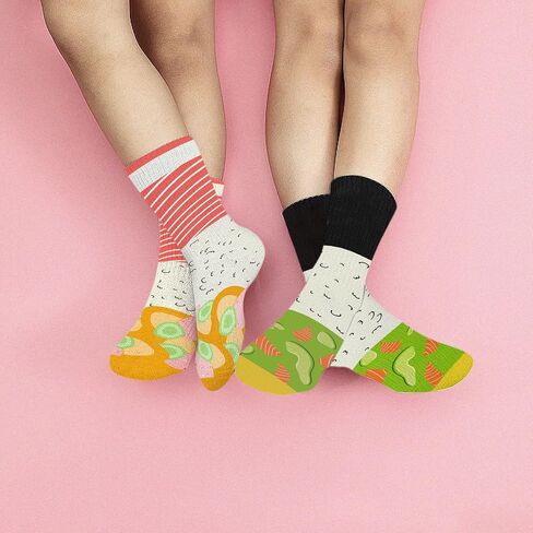 AGRIMONY Sushi Box Funny Socks for Men Women Teens-Novelty Food Socks-Fathers Birthday Christmas Gifts Stocking Stuffers in Saudi Arabia
