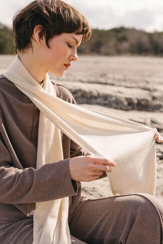 MELUSA 100% Cashmere Scarf, Lightweight Cozy Gift Everyday Scarf in Saudi Arabia