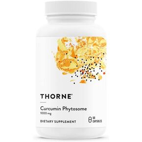 THORNE Curcumin Phytosome 1000 mg (Meriva) - Clinically Studied, High Absorption - Supports Health in Joints, Muscles, GI Tract, Liver, and Brain - 120 Capsules - 60 Servings