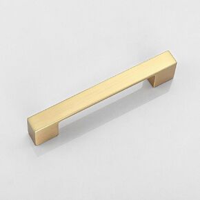 ALTAIR 20 Pack 5 Inch Kitchen Cabinet Handles Zinc Alloy Drawer Pulls Hardware Cabinet Handles, 128mm Hole Centers, Matte Black