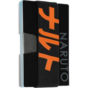 Bioworld Naruto Kanji Name Black Metal Minimalist Card Holder