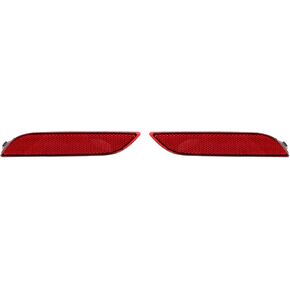 Ymiko Rear Bumper Marker Reflector Replacement for Camry 2018 and Up 2 Pcs Rear Bumper Reflector Left Right OE Number 81920 06060 TO1185110 Red Tail Bumper Reflector