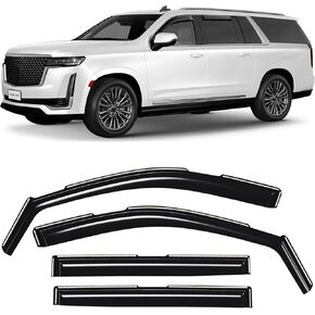 CLIM ART in-Channel Incredibly Durable Rain Guards for Volkswagen Tiguan 2018-2024, Original Window Deflectors, Vent Window Visors, Vent Deflector, 4 pcs. - 617045