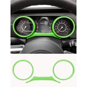 Savadicar Sky Blue Interior Accessories - Instrument Panel Trim Set for 2018-2023 Jeep Wrangler JL JLU 4XE & Gladiator JT - Solid Color Interior Decor Upgrade Option, 3-Piece
